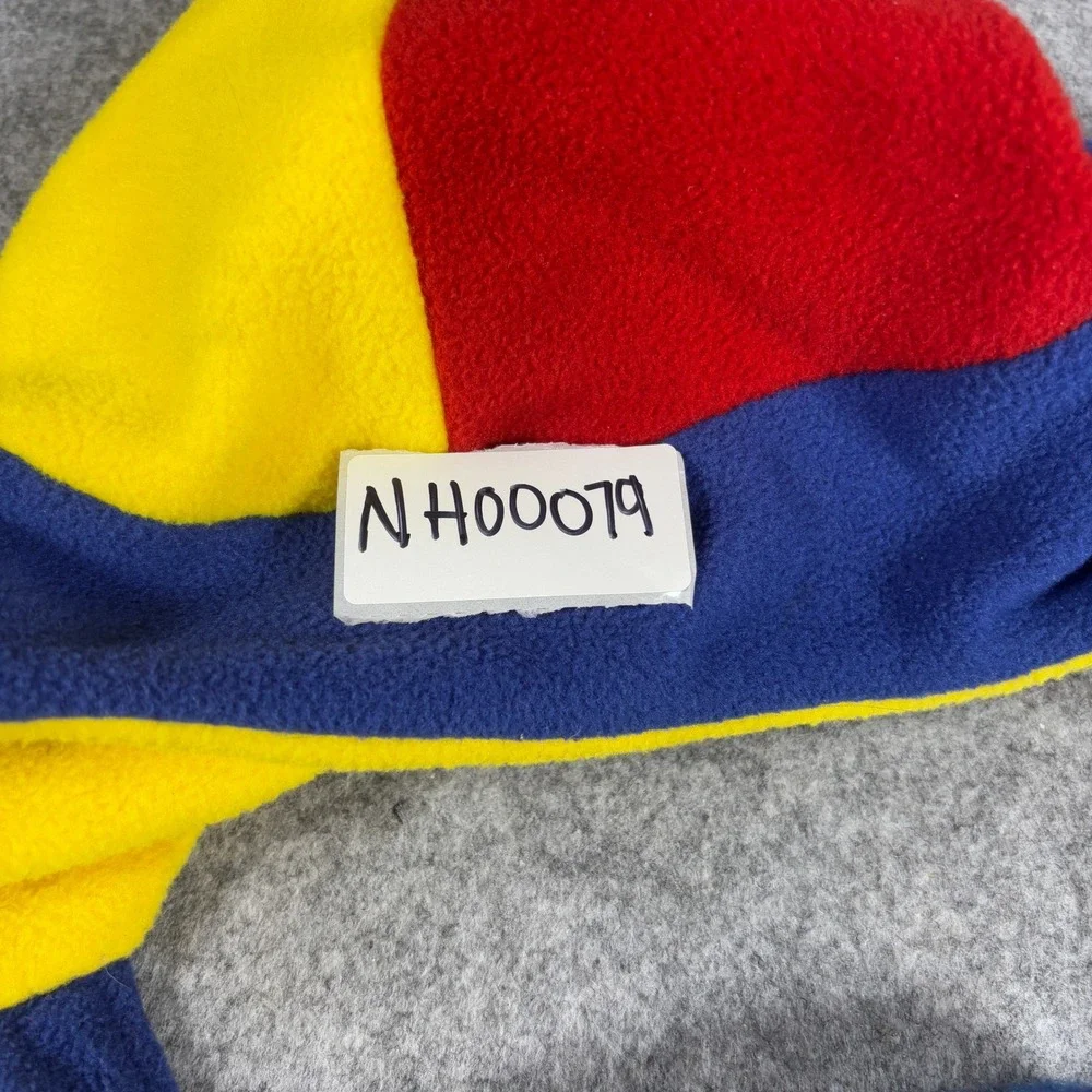 Nice Caps Toddler Fleece Earflap Jester Hat Size Toddler Blue Red Yellow Tassel